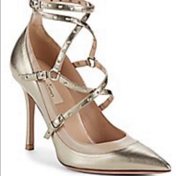 Valentino Garavani Shoes - Valentino Garavan Ankle Strap Leather Hills